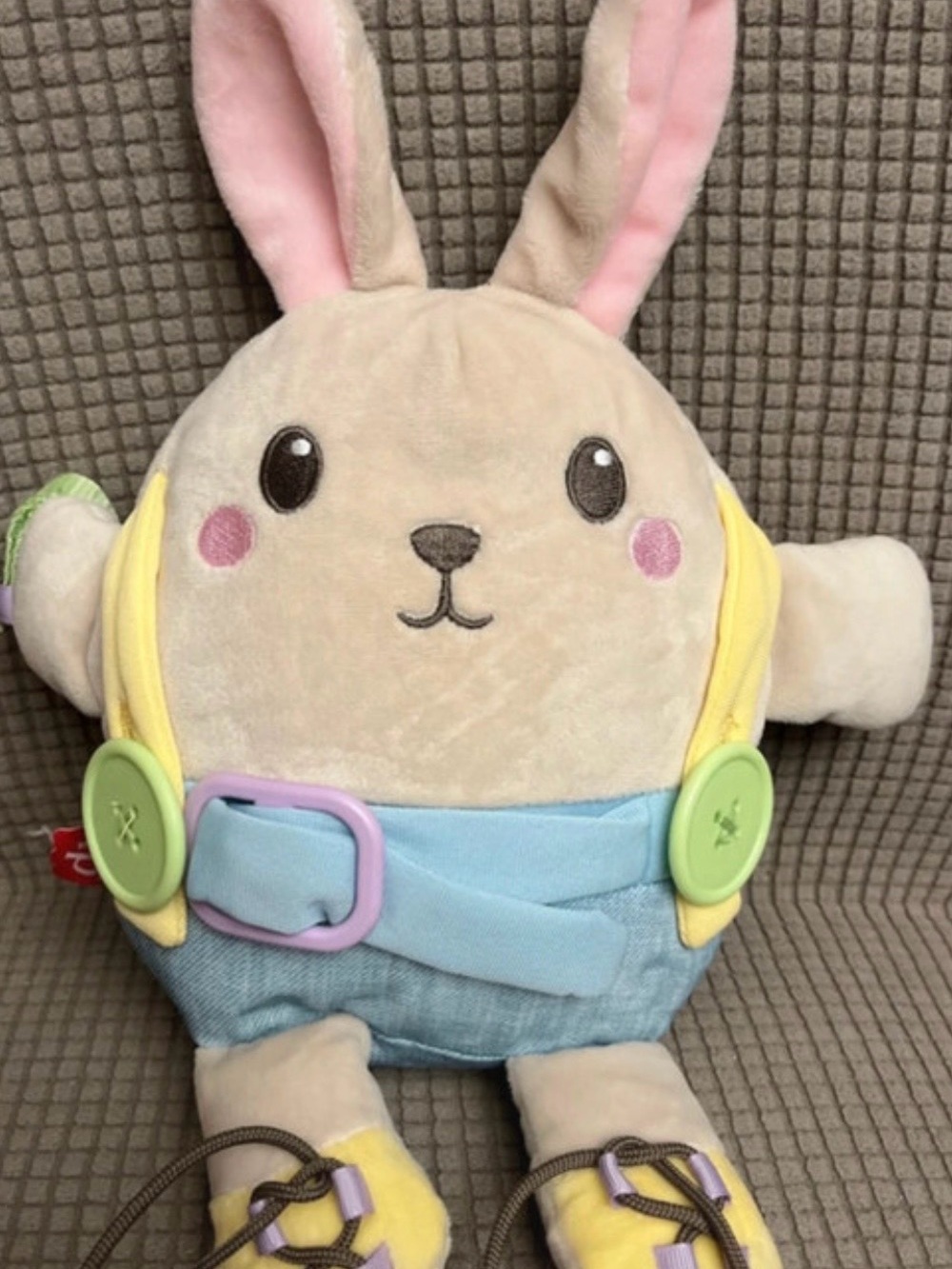 Fisher Price Learn to Dress Plush Bunny